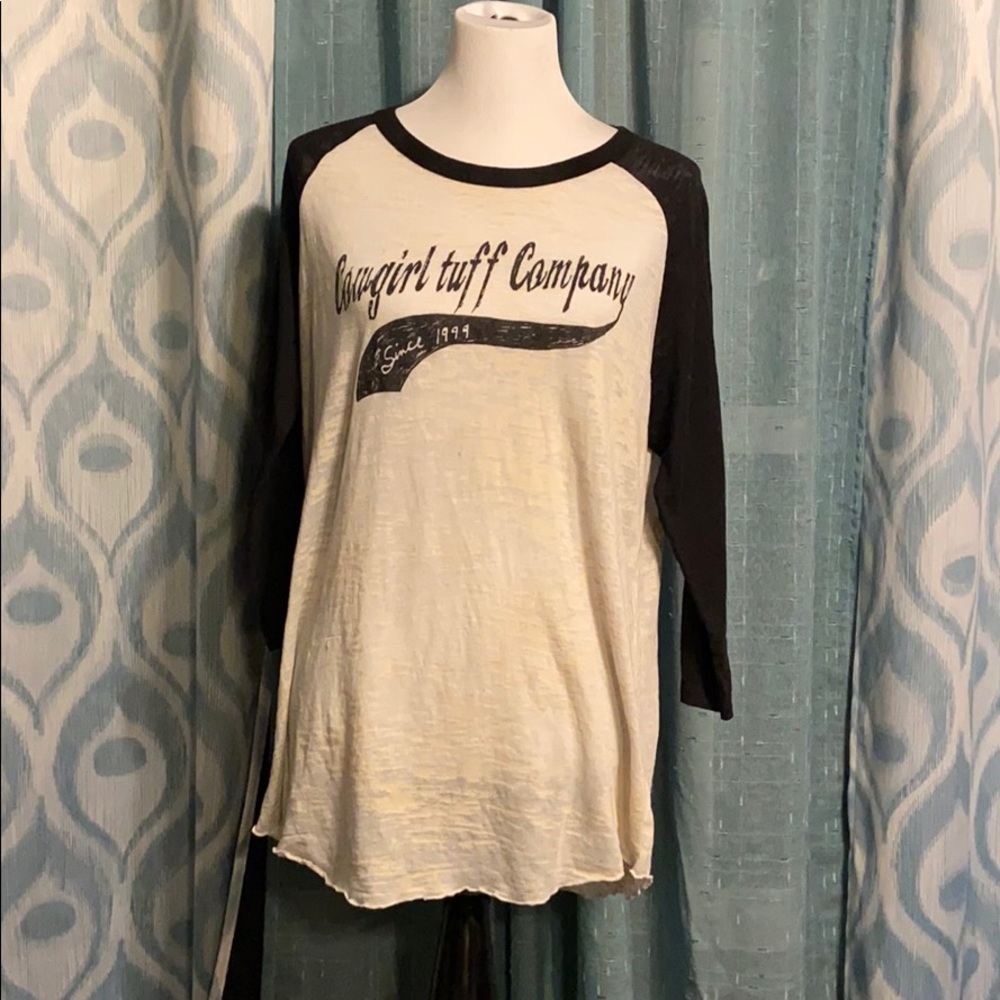 Cowgirl Tuff Baseball Tee